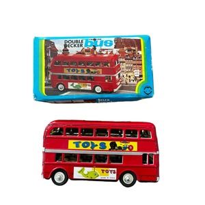 DOUBLE DECKER 8"TIN FRICTION MF844 48 EXPRESS BUS 1980s